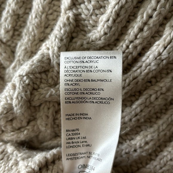 NWOT Free People sweater size XL - Picture 5 of 5